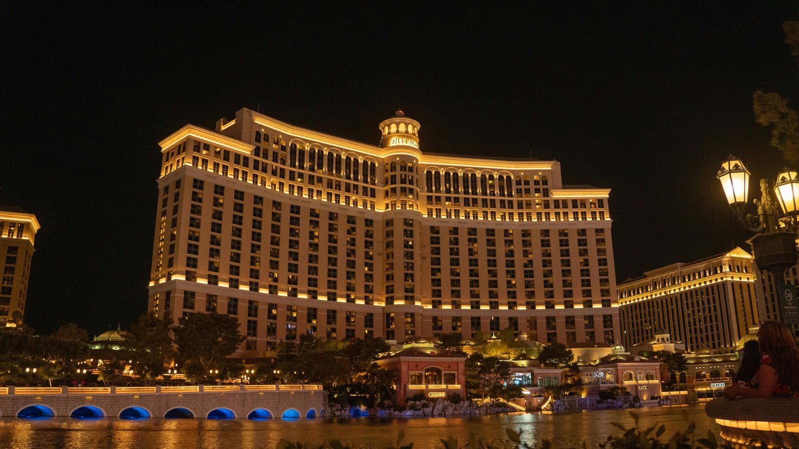 Las Vegas Strip hotels at night